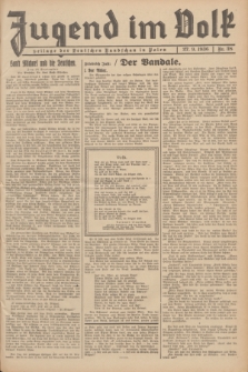 Jugend im Volk : Beilage der Deutschen Rundschau in Polen. 1936, Nr. 38 (27 September)