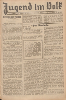 Jugend im Volk : Beilage der Deutschen Rundschau in Polen. 1936, Nr. 43 (1 November)