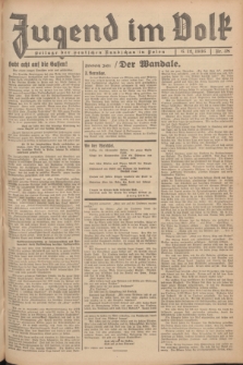 Jugend im Volk : Beilage der Deutschen Rundschau in Polen. 1936, Nr. 48 (6 Dezember)