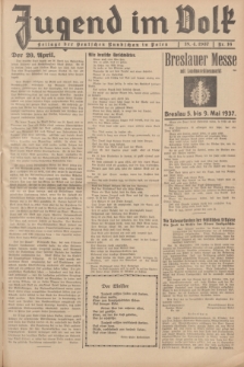 Jugend im Volk : Beilage der Deutschen Rundschau in Polen. 1937, Nr. 16 (18 April)