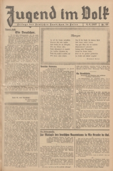 Jugend im Volk : Beilage der Deutschen Rundschau in Polen. 1937, Nr. 23 (6 Juni)