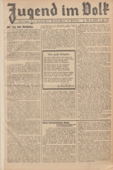 Jugend im Volk : Beilage der Deutschen Rundschau in Polen. 1937, Nr. 26 (27 Juni)