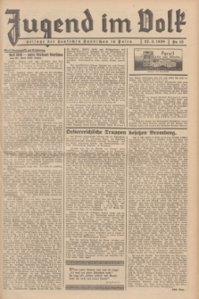Jugend im Volk : Beilage der Deutschen Rundschau in Polen. 1938, Nr. 13 (27 März)