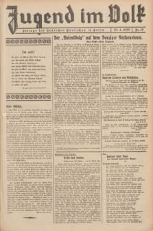 Jugend im Volk : Beilage der Deutschen Rundschau in Polen. 1938, Nr. 17 (24 April)