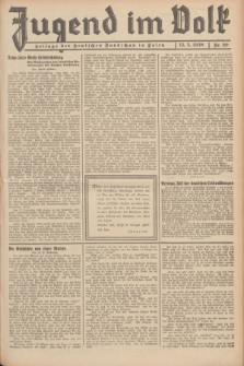 Jugend im Volk : Beilage der Deutschen Rundschau in Polen. 1938, Nr. 20 (15 Mai)