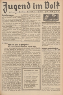 Jugend im Volk : Beilage der Deutschen Rundschau in Polen. 1938, Nr. 21 (22 Mai)