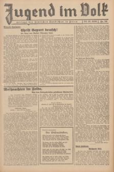Jugend im Volk : Beilage der Deutschen Rundschau in Polen. 1938, Nr. 52 (24 Dezember)