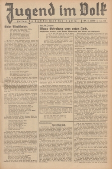 Jugend im Volk : Beilage der Deutschen Rundschau in Polen. 1939, Nr. 22 (28 Mai)