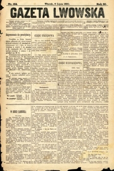 Gazeta Lwowska. 1890, nr 154