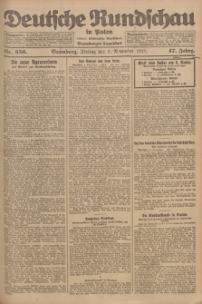 Deutsche Rundschau in Polen : früher Ostdeutsche Rundschau, Bromberger Tageblatt. Jg.47, Nr. 256 (9 November 1923) + dod.