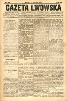 Gazeta Lwowska. 1890, nr 184
