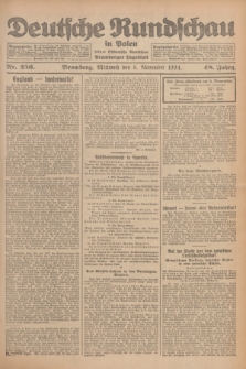 Deutsche Rundschau in Polen : früher Ostdeutsche Rundschau, Bromberger Tageblatt. Jg.48, Nr. 256 (5 November 1924) + dod.