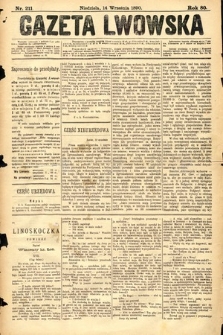 Gazeta Lwowska. 1890, nr 211