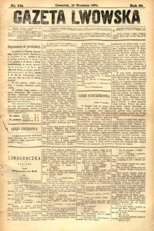 Gazeta Lwowska. 1890, nr 214