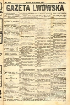 Gazeta Lwowska. 1890, nr 218