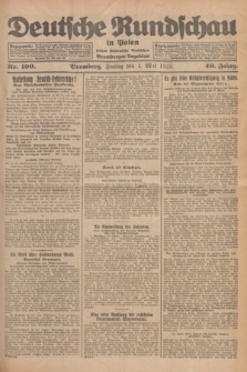 Deutsche Rundschau in Polen : früher Ostdeutsche Rundschau, Bromberger Tageblatt. Jg.49, Nr. 100 (1 Mai 1925) + dod.
