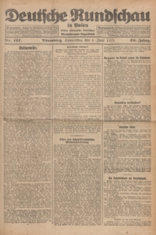 Deutsche Rundschau in Polen : früher Ostdeutsche Rundschau, Bromberger Tageblatt. Jg.49, Nr. 127 (4 Juni 1925) + dod.