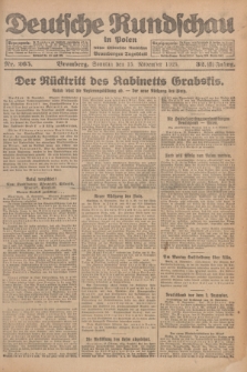 Deutsche Rundschau in Polen : früher Ostdeutsche Rundschau, Bromberger Tageblatt. Jg.32, Nr. 265 (15 November 1925) = Jg.49 + dod.