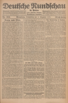 Deutsche Rundschau in Polen : früher Ostdeutsche Rundschau, Bromberger Tageblatt. Jg.32, Nr. 280 (3 Dezember 1925) = Jg.49 + dod.