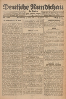 Deutsche Rundschau in Polen : früher Ostdeutsche Rundschau, Bromberger Tageblatt. Jg.32, Nr. 292 (18 Dezember 1925) = Jg.49 + dod.