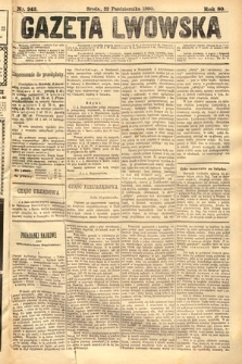 Gazeta Lwowska. 1890, nr 242