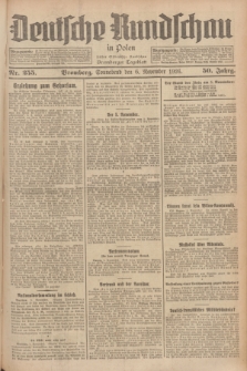 Deutsche Rundschau in Polen : früher Ostdeutsche Rundschau, Bromberger Tageblatt. Jg.50, Nr. 255 (6 November 1926) + dod.