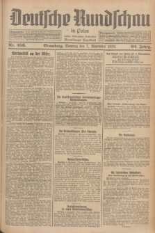 Deutsche Rundschau in Polen : früher Ostdeutsche Rundschau, Bromberger Tageblatt. Jg.50, Nr. 256 (7 November 1926) + dod.