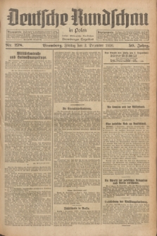 Deutsche Rundschau in Polen : früher Ostdeutsche Rundschau, Bromberger Tageblatt. Jg.50, Nr. 278 (3 Dezember 1926) + dod.