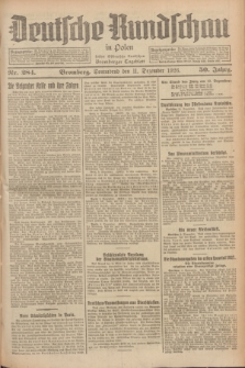 Deutsche Rundschau in Polen : früher Ostdeutsche Rundschau, Bromberger Tageblatt. Jg.50, Nr. 284 (11 Dezember 1926) + dod.