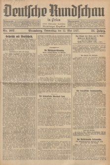 Deutsche Rundschau in Polen : früher Ostdeutsche Rundschau, Bromberger Tageblatt. Jg.51, Nr. 107 (12 Mai 1927) + dod.