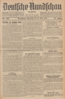 Deutsche Rundschau in Polen : früher Ostdeutsche Rundschau, Bromberger Tageblatt. Jg.51, Nr. 120 (28 Mai 1927) + dod.