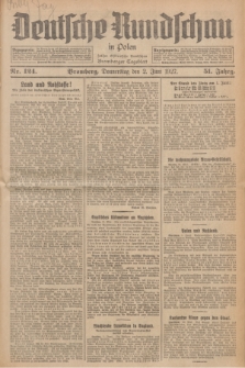 Deutsche Rundschau in Polen : früher Ostdeutsche Rundschau, Bromberger Tageblatt. Jg.51, Nr. 124 (2 Juni 1927) + dod. + wkładka