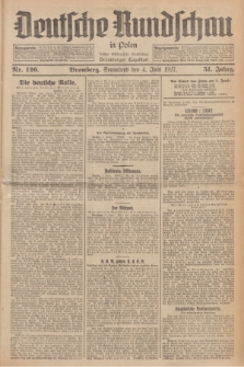 Deutsche Rundschau in Polen : früher Ostdeutsche Rundschau, Bromberger Tageblatt. Jg.51, Nr. 126 (4 Juni 1927) + dod.