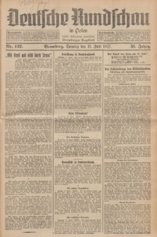 Deutsche Rundschau in Polen : früher Ostdeutsche Rundschau, Bromberger Tageblatt. Jg.51, Nr. 137 (19 Juni 1927) + dod.