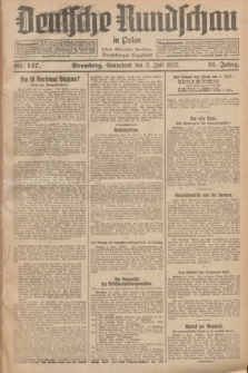 Deutsche Rundschau in Polen : früher Ostdeutsche Rundschau, Bromberger Tageblatt. Jg.51, Nr. 147 (2 Juli 1927) + dod.