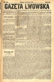 Gazeta Lwowska. 1890, nr 276