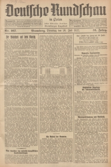Deutsche Rundschau in Polen : früher Ostdeutsche Rundschau, Bromberger Tageblatt. Jg.51, Nr. 167 (26 Juli 1927) + dod.