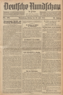 Deutsche Rundschau in Polen : früher Ostdeutsche Rundschau, Bromberger Tageblatt. Jg.51, Nr. 170 (29 Juli 1927) + dod.