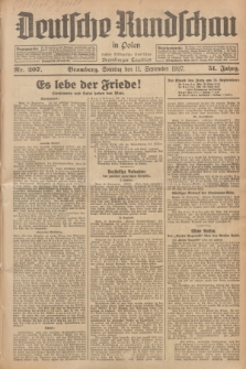 Deutsche Rundschau in Polen : früher Ostdeutsche Rundschau, Bromberger Tageblatt. Jg.51, Nr. 207 (11 September 1927) + dod.