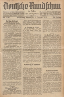 Deutsche Rundschau in Polen : früher Ostdeutsche Rundschau, Bromberger Tageblatt. Jg.51, Nr. 256 (8 November 1927) + dod.