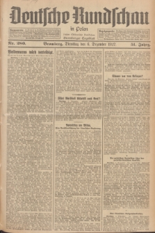 Deutsche Rundschau in Polen : früher Ostdeutsche Rundschau, Bromberger Tageblatt. Jg.51, Nr. 280 (6 Dezember 1927) + dod.