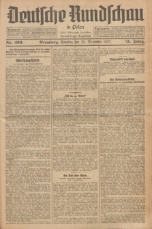 Deutsche Rundschau in Polen : früher Ostdeutsche Rundschau, Bromberger Tageblatt. Jg.51, Nr. 296 (25 Dezember 1927) + dod.