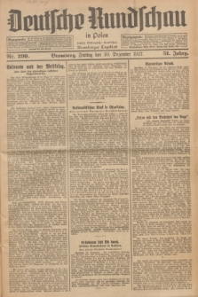 Deutsche Rundschau in Polen : früher Ostdeutsche Rundschau, Bromberger Tageblatt. Jg.51, Nr. 299 (30 Dezember 1927) + dod.