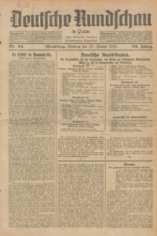 Deutsche Rundschau in Polen : früher Ostdeutsche Rundschau, Bromberger Tageblatt. Jg.52, Nr. 24 (29 Januar 1928) + dod.
