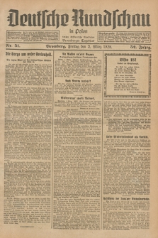 Deutsche Rundschau in Polen : früher Ostdeutsche Rundschau, Bromberger Tageblatt. Jg.52, Nr. 51 (2 März 1928) + dod.