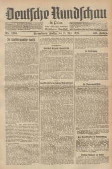 Deutsche Rundschau in Polen : früher Ostdeutsche Rundschau, Bromberger Tageblatt. Jg.52, Nr. 108 (11 Mai 1928) + dod.