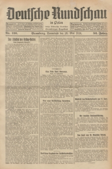 Deutsche Rundschau in Polen : früher Ostdeutsche Rundschau, Bromberger Tageblatt. Jg.52, Nr. 120 (26 Mai 1928) + dod.