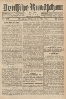 Deutsche Rundschau in Polen : früher Ostdeutsche Rundschau, Bromberger Tageblatt. Jg.52, Nr. 122 (30 Mai 1928) + dod.