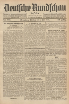 Deutsche Rundschau in Polen : früher Ostdeutsche Rundschau, Bromberger Tageblatt. Jg.52, Nr. 127 (5 Juni 1928) + dod.