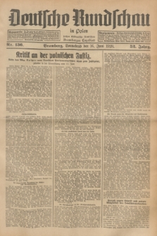 Deutsche Rundschau in Polen : früher Ostdeutsche Rundschau, Bromberger Tageblatt. Jg.52, Nr. 136 (16 Juni 1928) + dod.